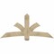 Ekena Millwork Davenport Rough Sawn Timber Gable Bracket, Douglas Fir, 72"W x 33"H x 6"D x 6"F, 11/12 Pitch GBW072X33X0606DAV00RDF - alternate 1